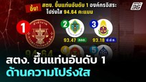 สตง. ขึ้นแท่นอันดับ 1 ด้านความโปร่งใส | เที่ยงทันข่าว | 19 ส.ค. 68