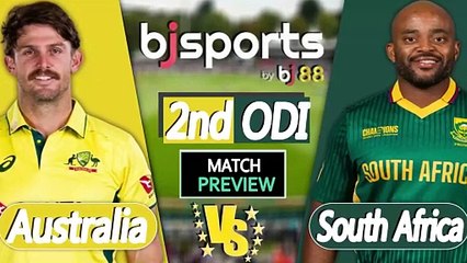 South Africa vs Australia | AUS vs SA 2nd ODI Match Preview |
