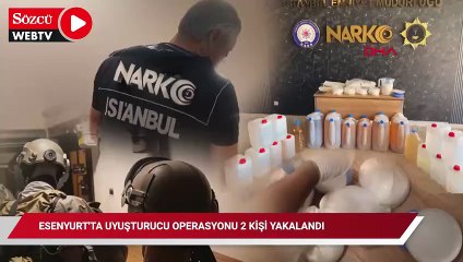 Esenyurt'ta uyuşturucu operasyonu 2 kişi yakalandı