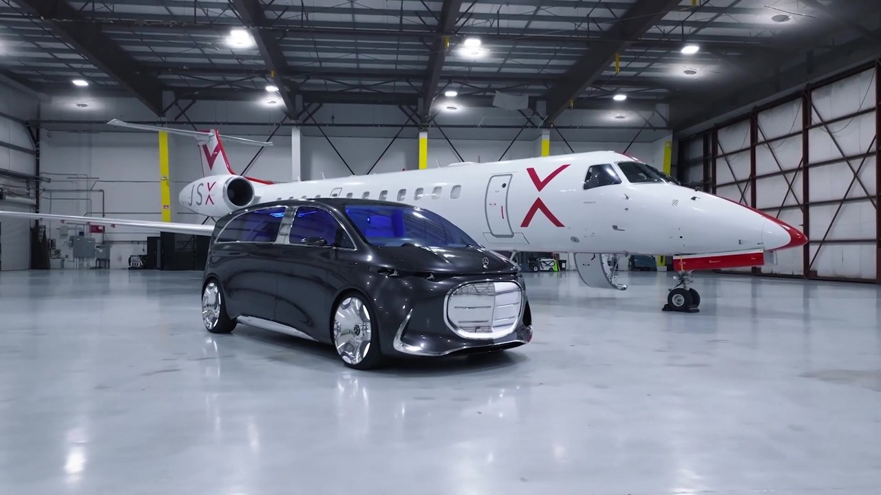 Der Mercedes-Benz Vision V beeindruckt mit seiner digitalen und immersiven Erlebniswelt - Erstklassige digitale Erlebnisse in der immersiven „Private Lounge“