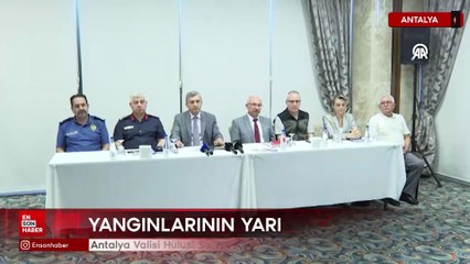 Antalya Valisi Hulusi Şahin: Yangınların yüzde 41’i piknikten