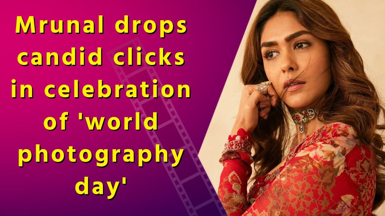 Mrunal Thakur decided to 'open a piece of her heart' by dropping some candid clicks from her camera
