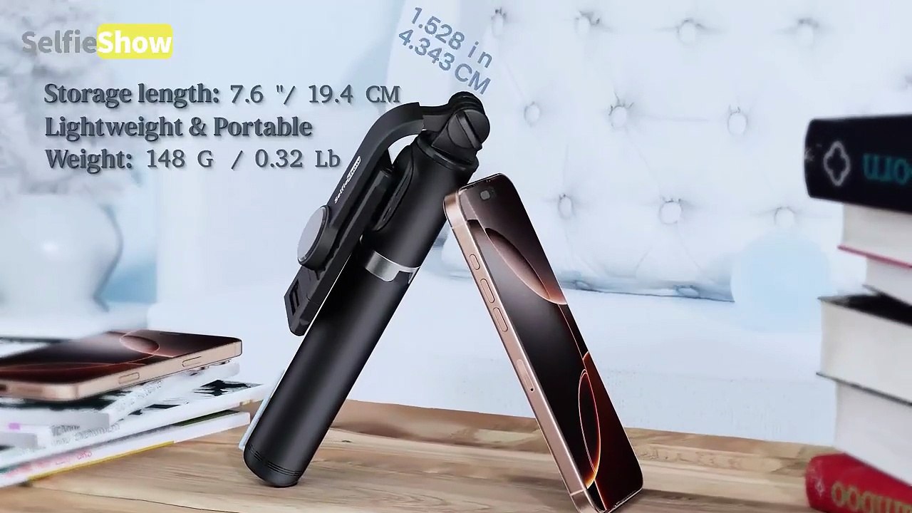 Selfie Stick Tripod with Wireless Remote – All-in-One Extendable & Portable iPhone Tripod for iPhone 16/15/14/13/12/11 Pro, Xs Max, 8, 7, Galaxy S20/S10, Note10, OnePlus 9/9 Pro & More Smartphones