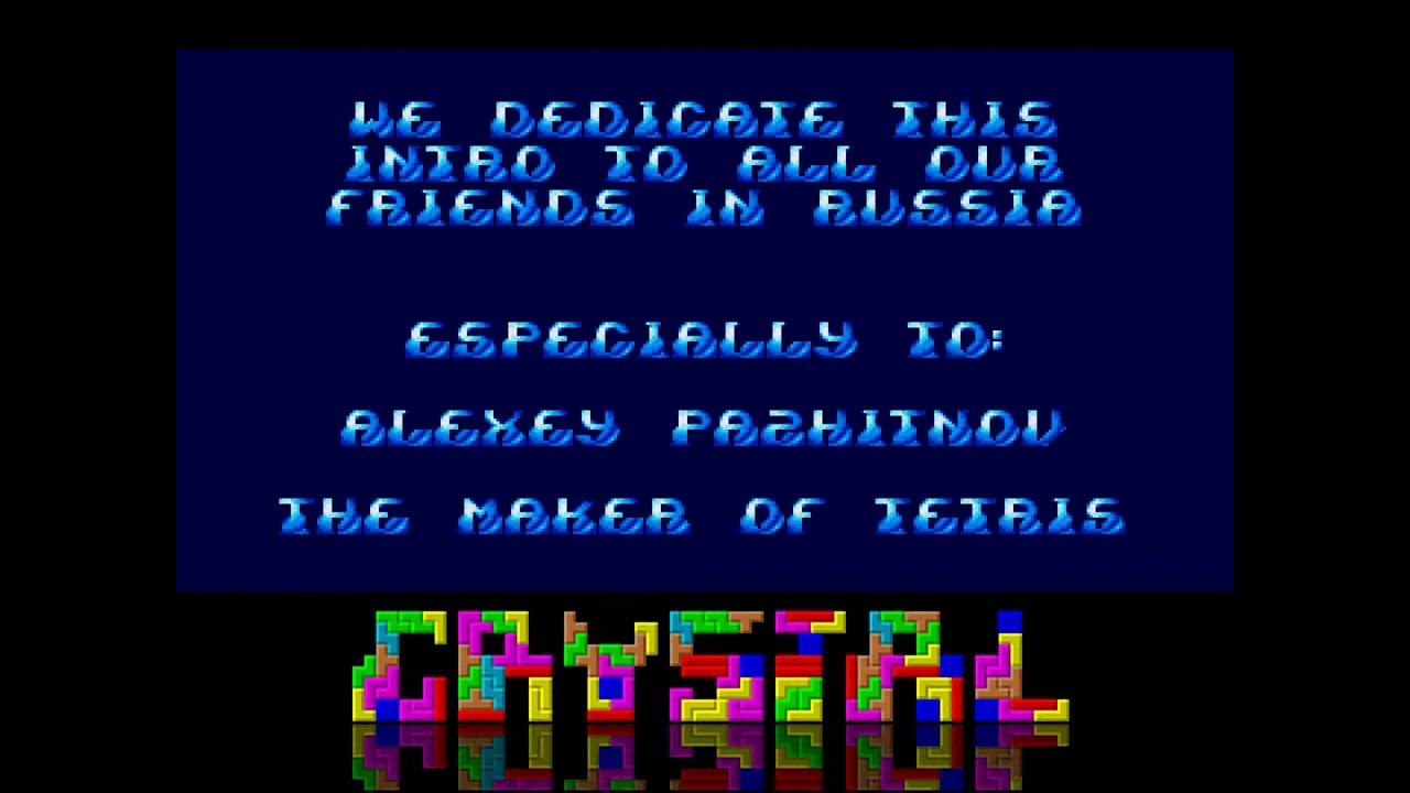 Amiga Demo Tetris by Melon Dezign (1992)