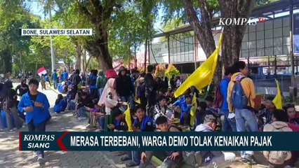Terkini! Suasana Demo Warga Bone Tolak Kenaikan Pajak di Depan Kantor Bupati | KOMPAS SIANG