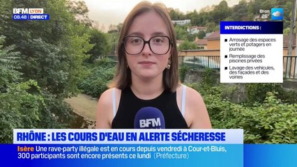 Rhône : les cours d'eau en alerte sécheresse