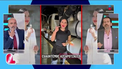 Sandra Cuevas compró un camión para ayudar en las inundaciones