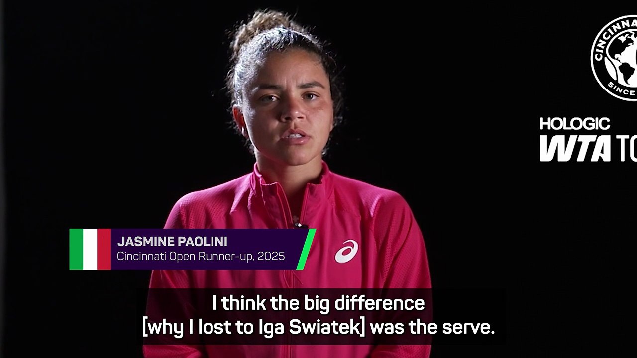 Paolini still positive despite Cincinnati Open final loss to Swiatek