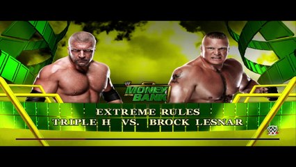 BLOODY MATCH! BROCK LESNAR VS HHH | WWE HARDCORE