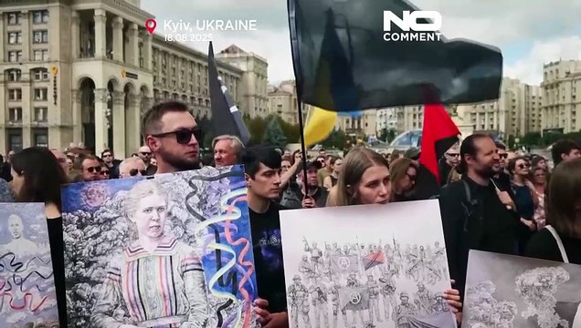 Ukrayna'da cephede ölen sanatçı için tören düzenlendi