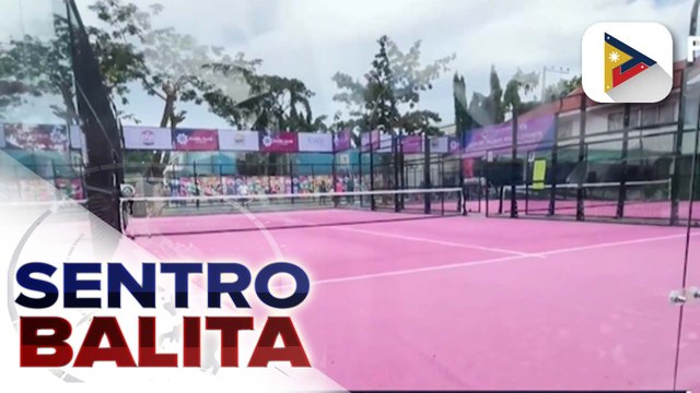 Kauna-unahang public padel court sa bansa, binuksan sa Talisay City, Cebu; mga pasilidad nito, libreng magagamit ng publiko | ulat ni Jessee Atienza - PTV Cebu