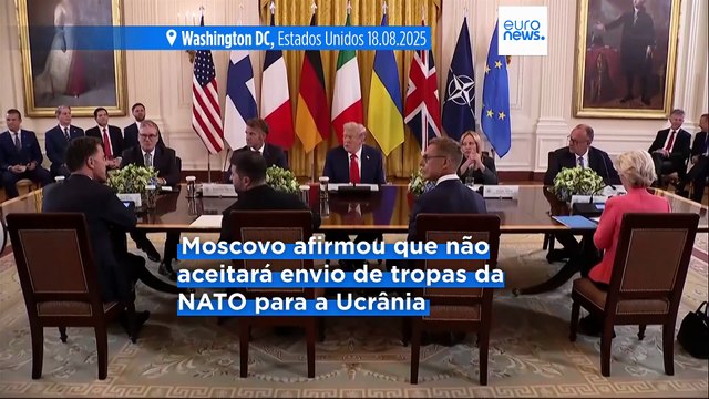 Trump diz a Zelenskyy que EUA estarão envolvidos nas garantias de segurança para a Ucrânia