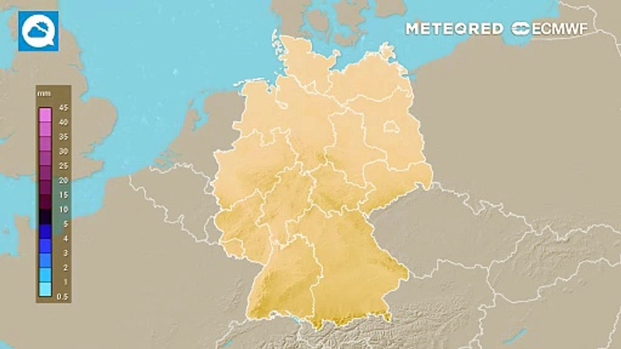 Unwetter! Viel Regen in Süddeutschland und in den Alpen!