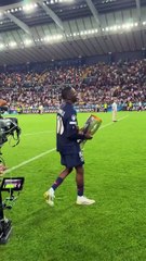 Dembélé getting the party started 🥳  #shorts #sports #SuperCup