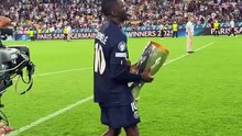 Dembélé getting the party started 🥳  #shorts #sports #SuperCup