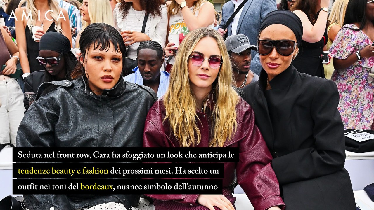 Sfilata Top Shop: Cara Delevingne detta legge sulle tendenze beauty autunnali