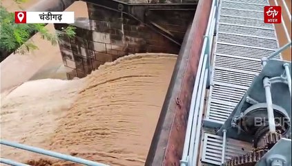 चंडीगढ़ में सुखना झील का फ्लडगेट खुला, भारी बारिश का दिखा असर, जल स्तर 1163 फीट किया गया दर्ज