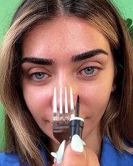 Perfect wing with just a fork💁‍♀️