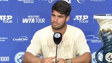 Cincinnati 2025 - Carlos Alcaraz: “Je souhaite à Jannik Sinner un bon rétablissement”