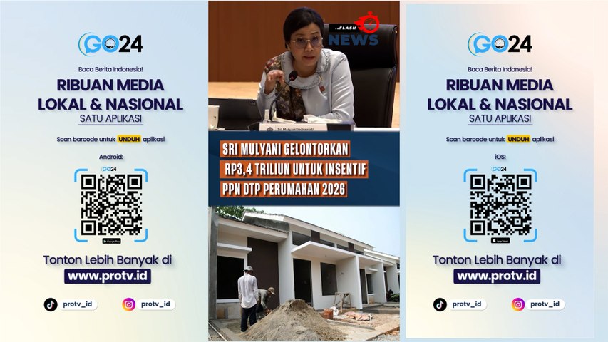 Sri Mulyani Gelontorkan Rp3,4 Triliun untuk Insentif PPN DTP Perumahan 2026