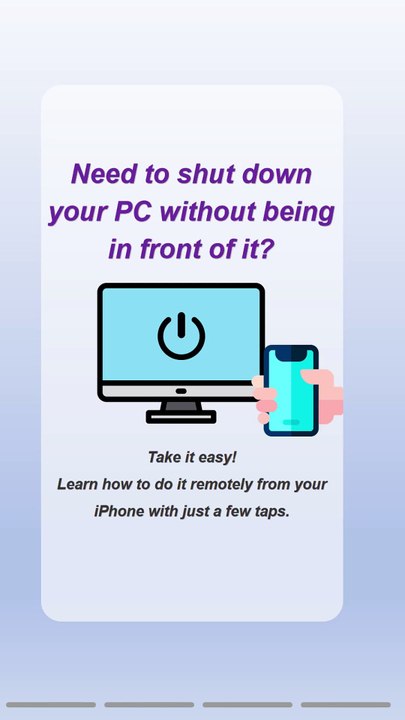 Shut Down Your PC Remotely Anytime, Anywhere!