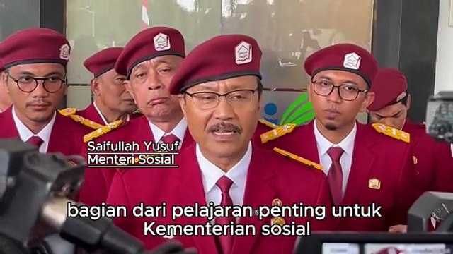 Mensos Saifullah Yusuf Respons Kasus Korupsi Bansos Rp200 miliar: Jadi Pelajaran