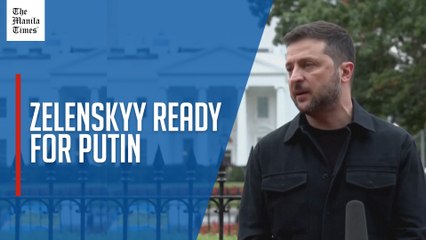 Zelenskyy says 'ready' for trilateral meeting with Russia's Putin