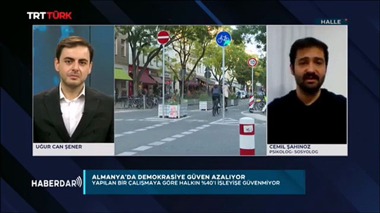 Demokrasiye güven azaliyor (TRT Türk, Haberdar, 21.01.2025)