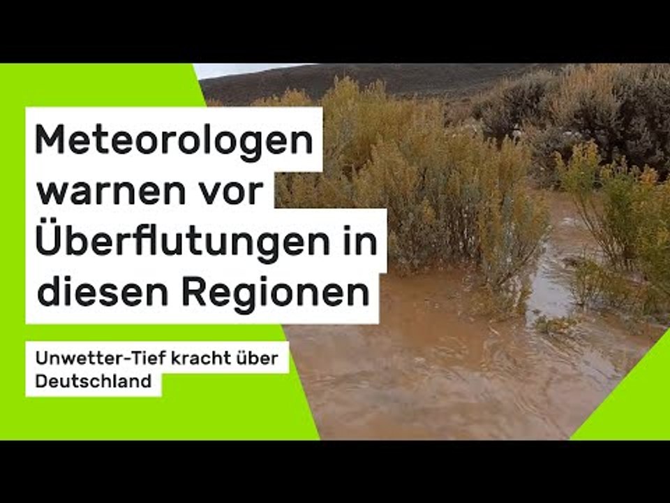 Unwetter-Gefahr: Meteorologen warnen vor Überflutungen in diesen Regionen