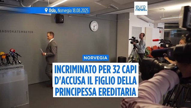 Norvegia: incriminato il figlio della principessa ereditaria Mette-Marit, 32 capi d'accusa tra cui lo stupro