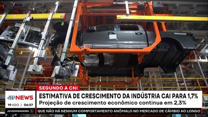 Crescimento da indústria brasileira cai para 1,7% no 2º trimestre