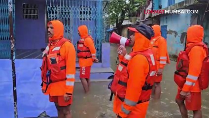 मिठी नदी धोक्याच्या पातळीवर, कुर्ला क्रांतिनगरमध्ये शिरलं पाणी