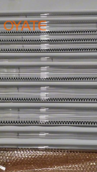 450mm 230v 500w clear quartz infrared heating lamp