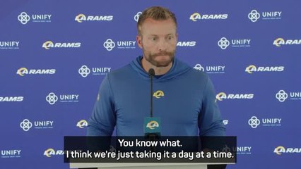 Rams and McVay taking Stafford's return day by day