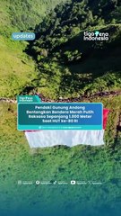 Pendaki Gunung Andong Bentangkan Bendera Merah Putih Raksasa Sepanjang 1.000 Meter saat HUT ke-80 RI