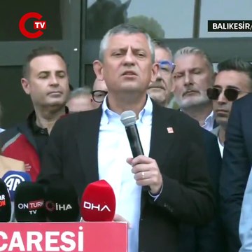 Özgür Özel Sındırgı'da konuştu, 6 Şubat'tan sonra tutulmayan sözleri hatırlattı