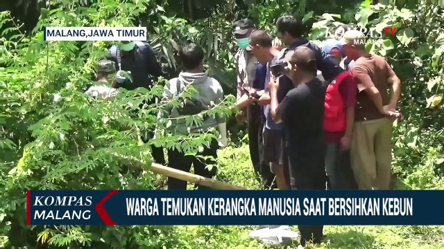 Geger! Warga Temukan Kerangka Manusia saat Bersihkan Kebun