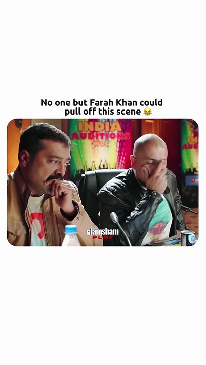This scene alone proves why Farah Khan is the true queen of brainrot.😂  #GlamSham #Bollywood #BollywoodComedy #HappyNewYear #FarahKhan  [ GlamSham, Bollywood, Bollywood Comedy, Happy New Year, Farah Khan ]