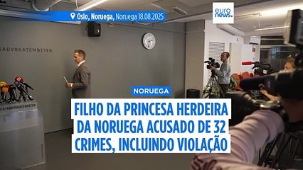 Filho da princesa herdeira da Noruega acusado de 32 crimes, incluindo violação
