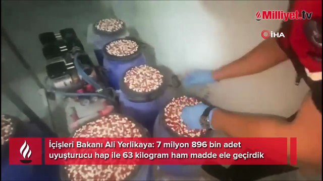 İstanbul’da zehir tacirlerine operasyon: Milyonlarca uyuşturucu hap ele geçirildi
