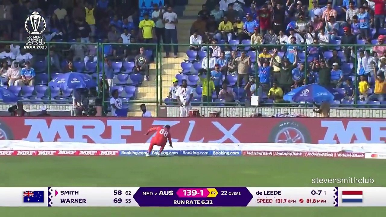 135 seconds of Steve Smith in 2023 WC