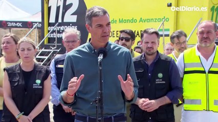 Sánchez le dice a la presidenta extremeña que desde el primer momento Protección Civil estuvo a disposición de las comunidades