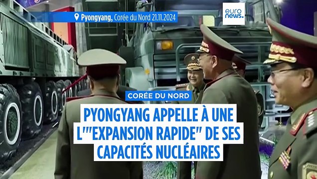 Corée du Nord : Kim Jong-un appelle à l' expansion rapide des capacités nucléaires du pays