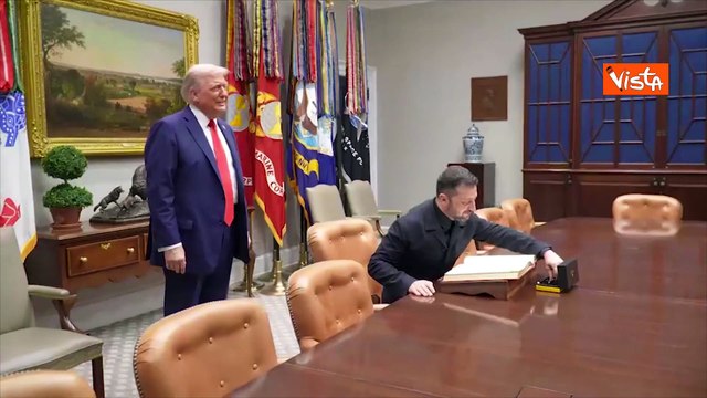 Zelensky alla Casa Bianca in giacca, i toni più distesi dopo l'incontro-scontro di febbraio