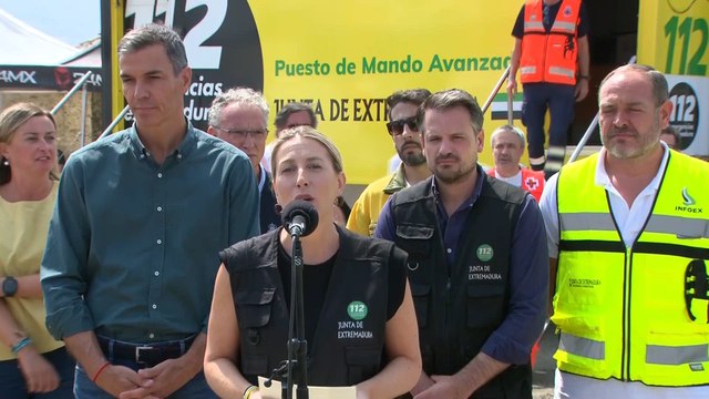 Guardiola confirma que se han calcinado 35.500 hectáreas en Extremadura