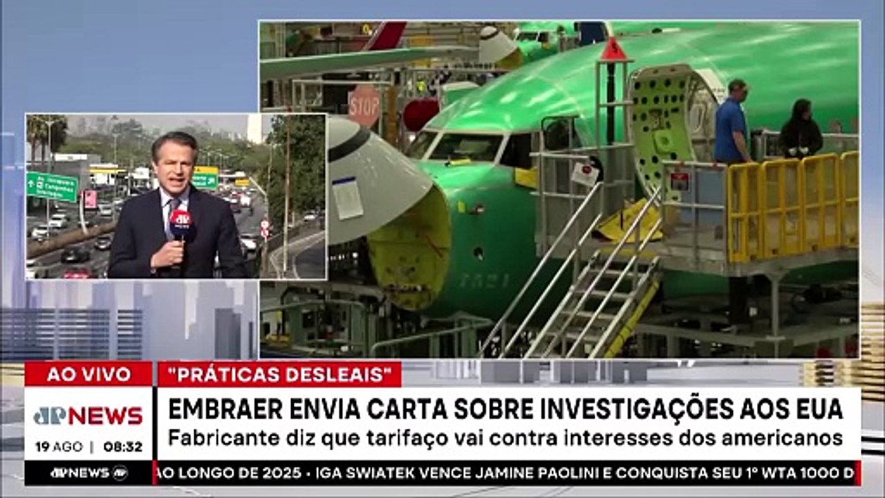 Embraer alega que tarifaço de Trump é contra os interesses dos EUA