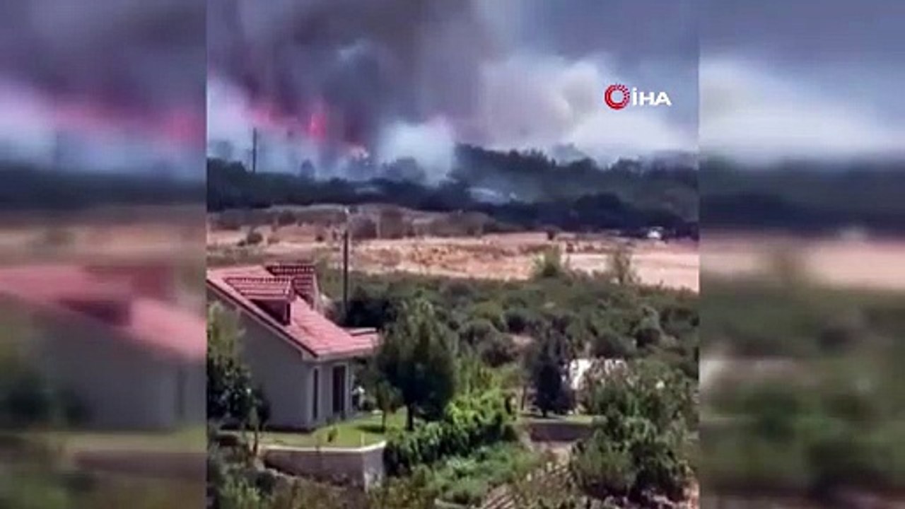 Bursa'da bir orman yangını daha: Rüzgarın etkis...