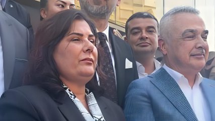 Özlem Çerçioğlu belediye önünde konuştu: Alnım ak, başım dik!