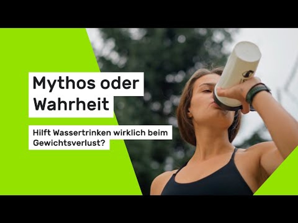 Mythos oder Wahrheit: Hilft Wassertrinken wirklich beim Gewichtsverlust?