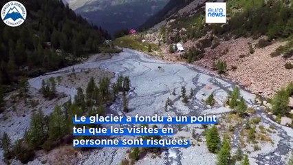 Le glacier italien Ventina fond à une vitesse alarmante, impossible à surveiller de près ❄️